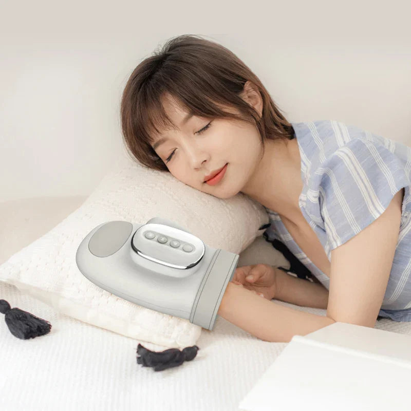 Electric Hand Vibration Device with Airbag Compression Grey