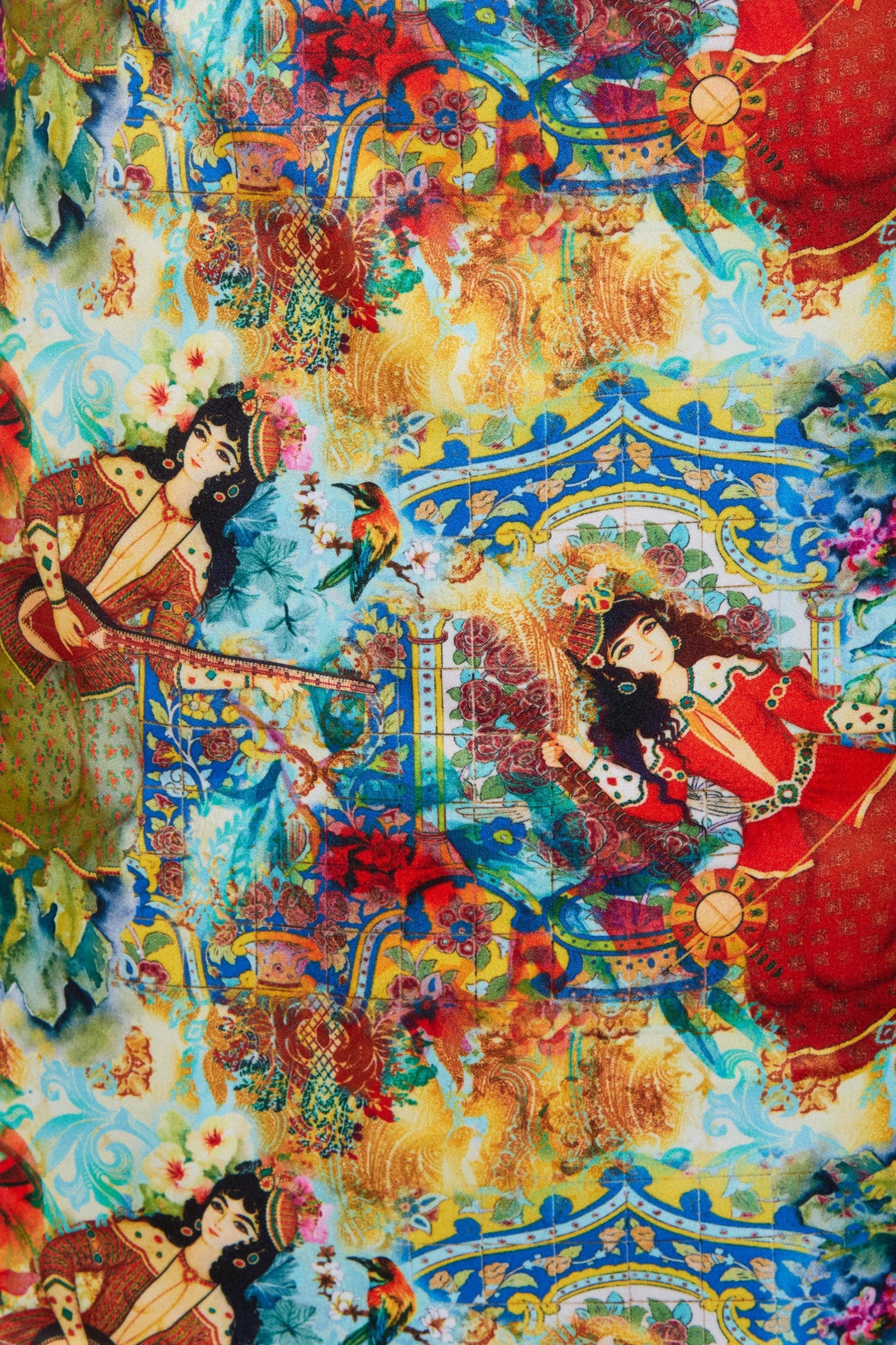 Persian Printed Mini Skirt