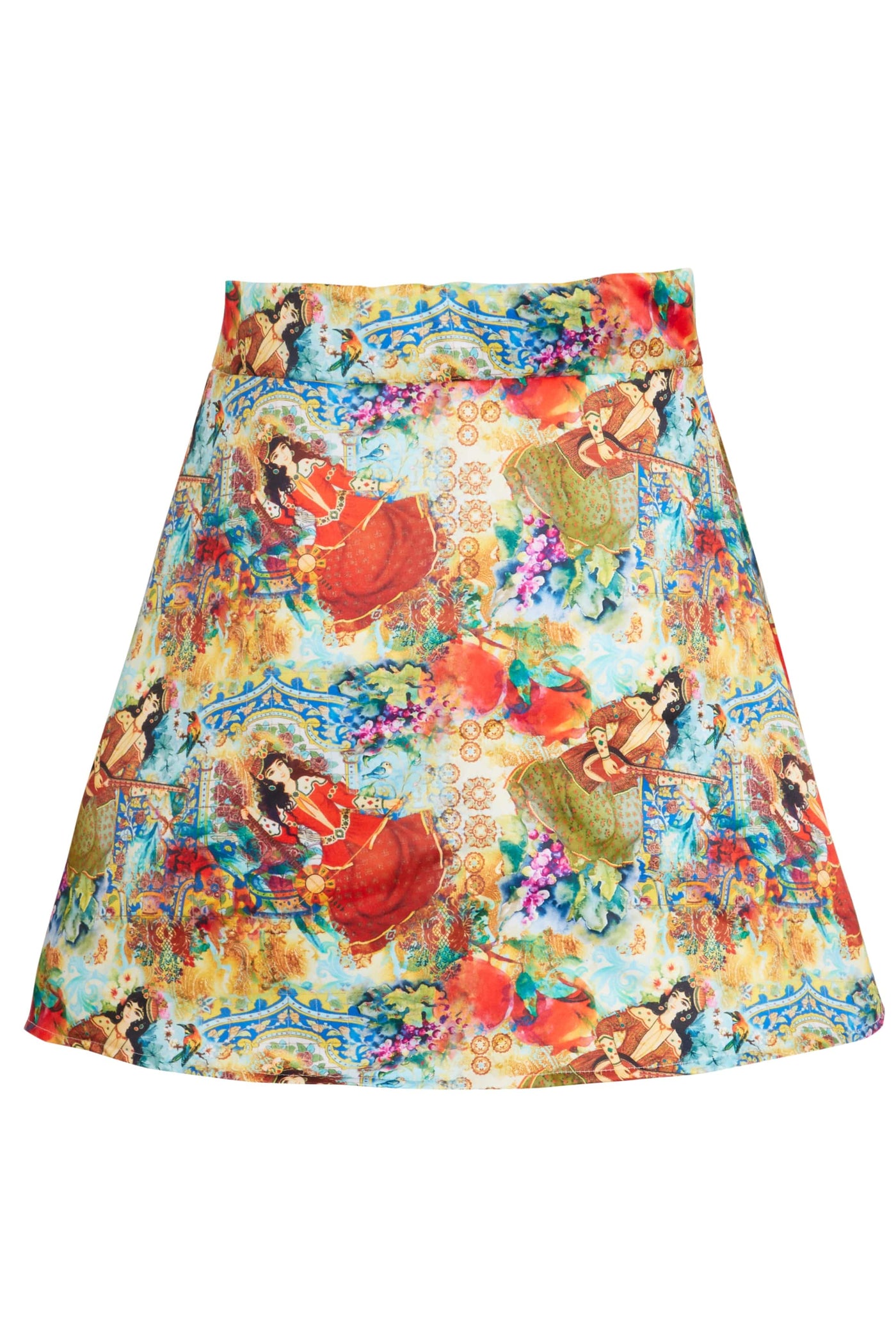 Persian Printed Mini Skirt