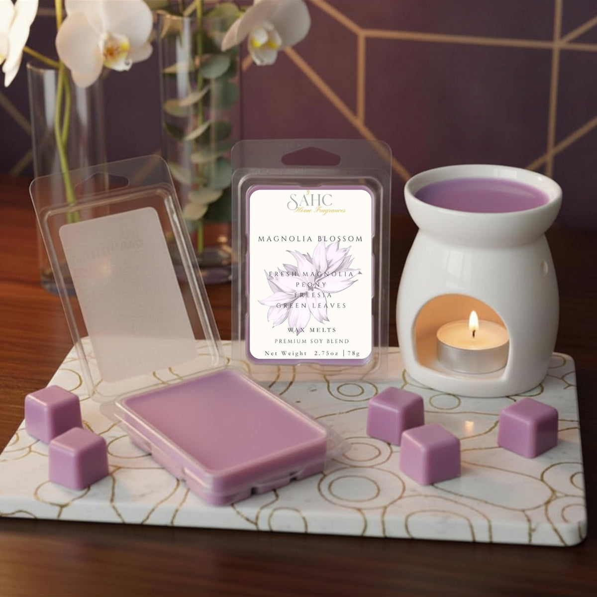 Fleur de Magnolia | Galets de cire parfumée