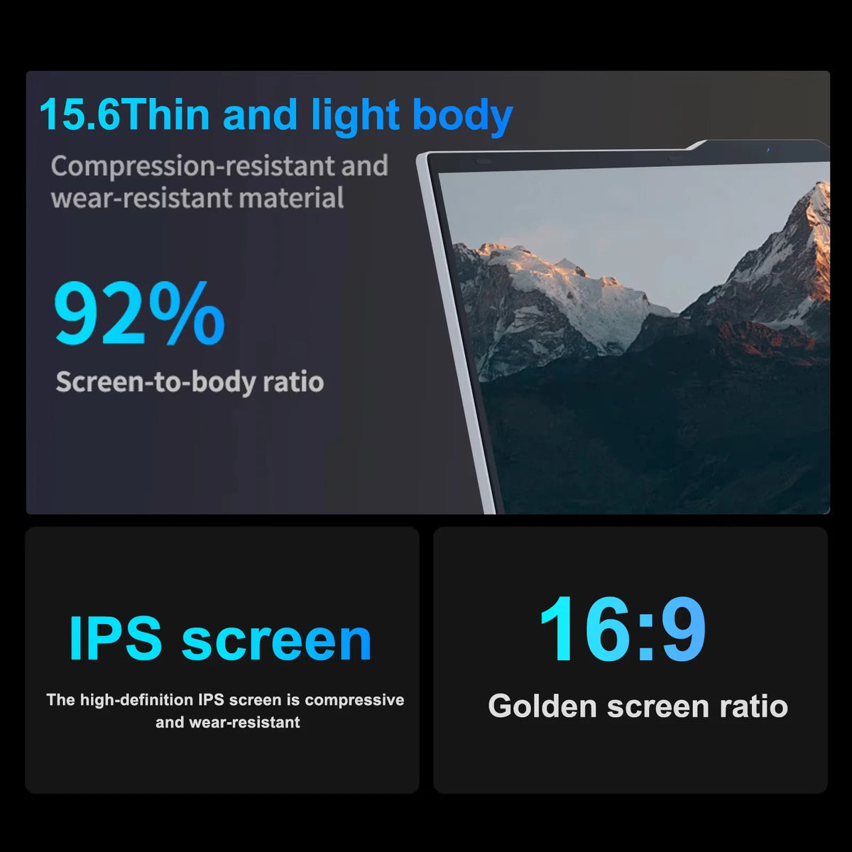 Ordinateur Portable Ultra Mince 15.6' 2026 avec Intel Core I9-9900, 16 Go de RAM, SSD 1/2 To, Windows 11, Déverrouillage par Empreinte Digitale, PC Portable de Bureau et Gaming avec Clavier Rétroéclairé