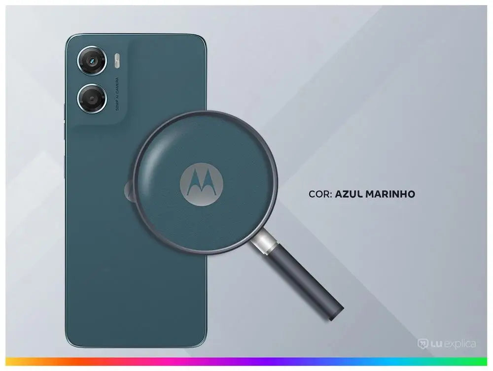 Smartphone Motorola Moto g06 128GB 4GB Ram Azul Marinho 6,9" Câm. 50MP + Selfie 8MP
