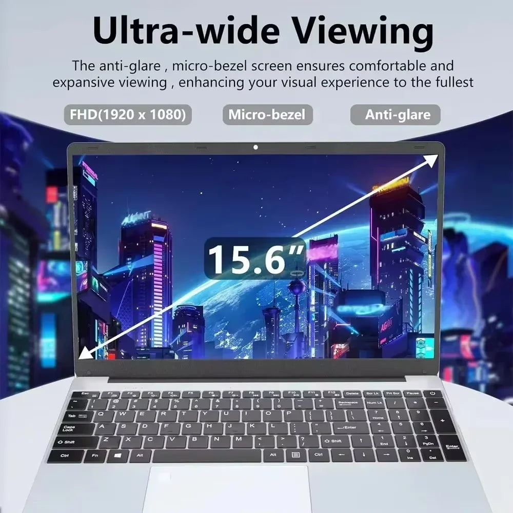 Novo Notebook Gamer e para Estudos 2026 com Intel i9-10980HK, Tela de 15.6 Polegadas, Teclado Retroiluminado e Leitor de Impressão Digital, Windows 11 e Office