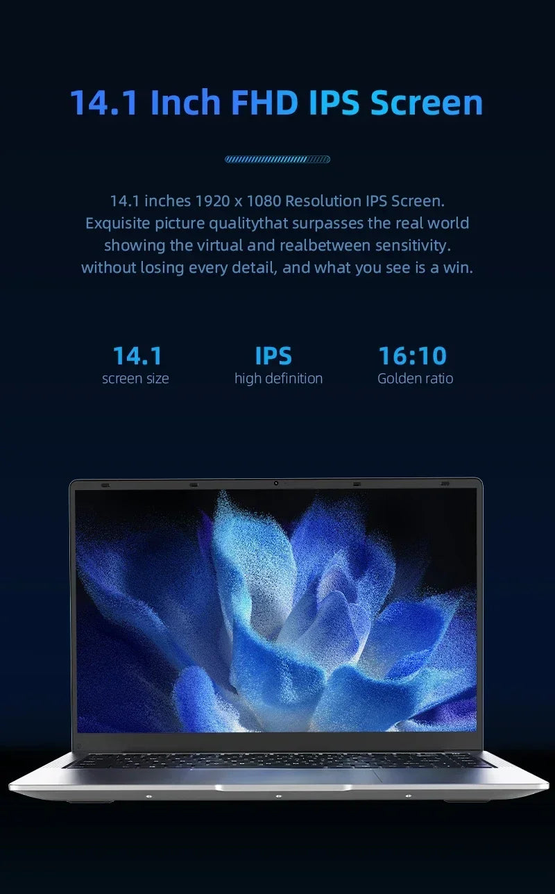 Novo Notebook para Escritório 2026 com Intel Core i7-8650U, Windows 11 Pro, 12GB RAM, SSD de 1TB/2TB, Tela 4K HD – Ideal para Estudo