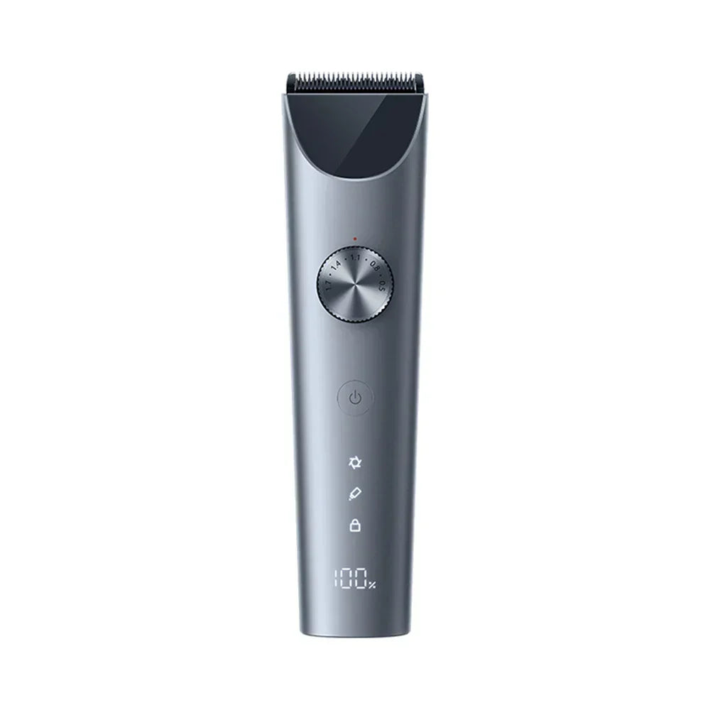 Professional Hair Clipper Digital Display Length Adjustments Grey