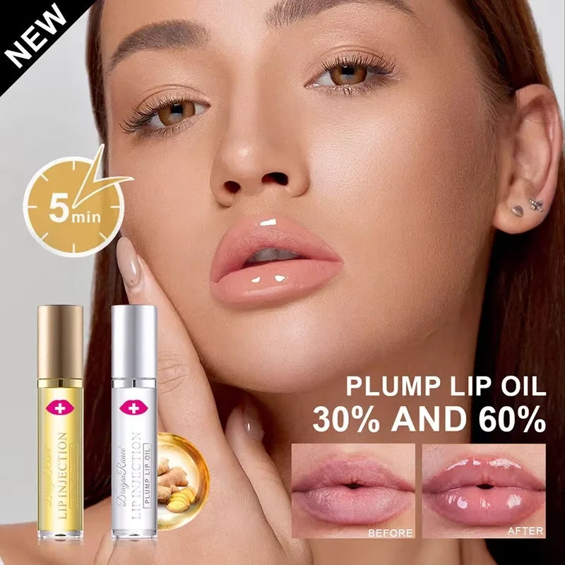 Huile Repulpante Instantanée pour les Lèvres Volumateur de Lèvres Brillant à Lèvres Sérum Repulpant Hydratant Anti-Rides Rouge à Lèvres Soin des Lèvres Maquillage Sexy