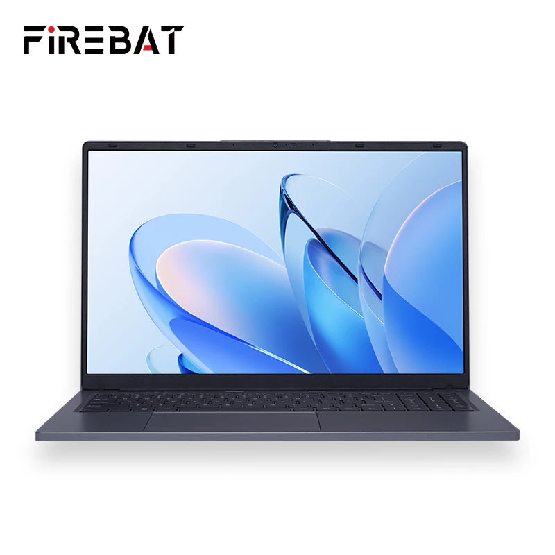 Firebat AT15 Laptop Intel N150 CPU 15,6 Polegadas 16GB RAM SSD 1TB Leve Negócio Windows 11 Pro Computador Notebook BT4.2 WiFi5