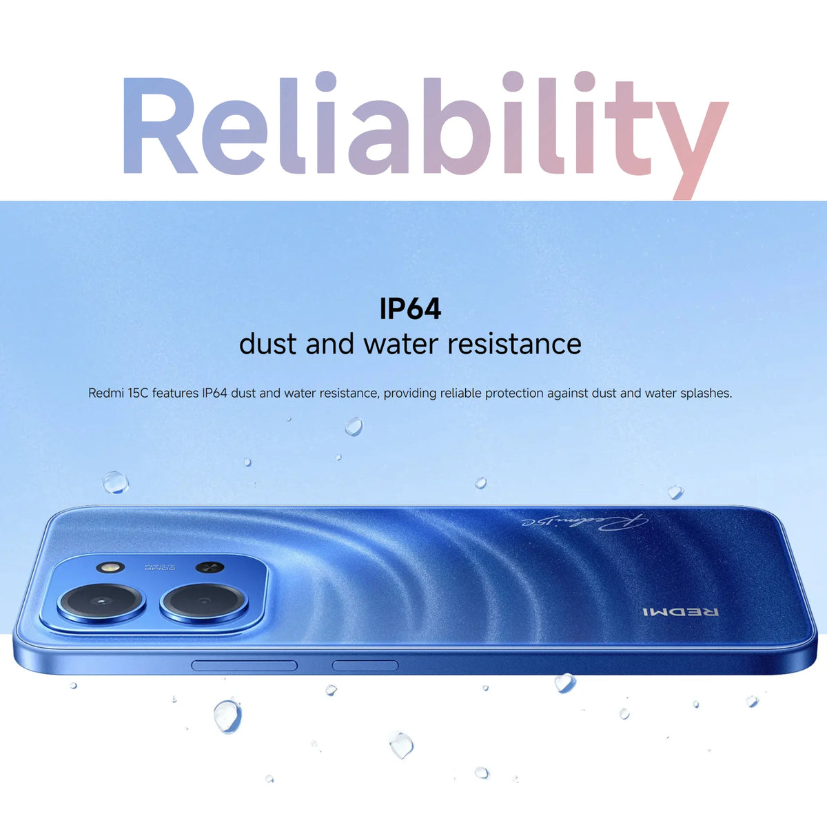 Xiaomi Redmi 15C 4G, Versão Global 4+256GB, Tela de 6.9” 120Hz, Processador MediaTek Helio G81-Ultra, 50MP, 6000mAh, 33W, Impressão digital lateral, NFC