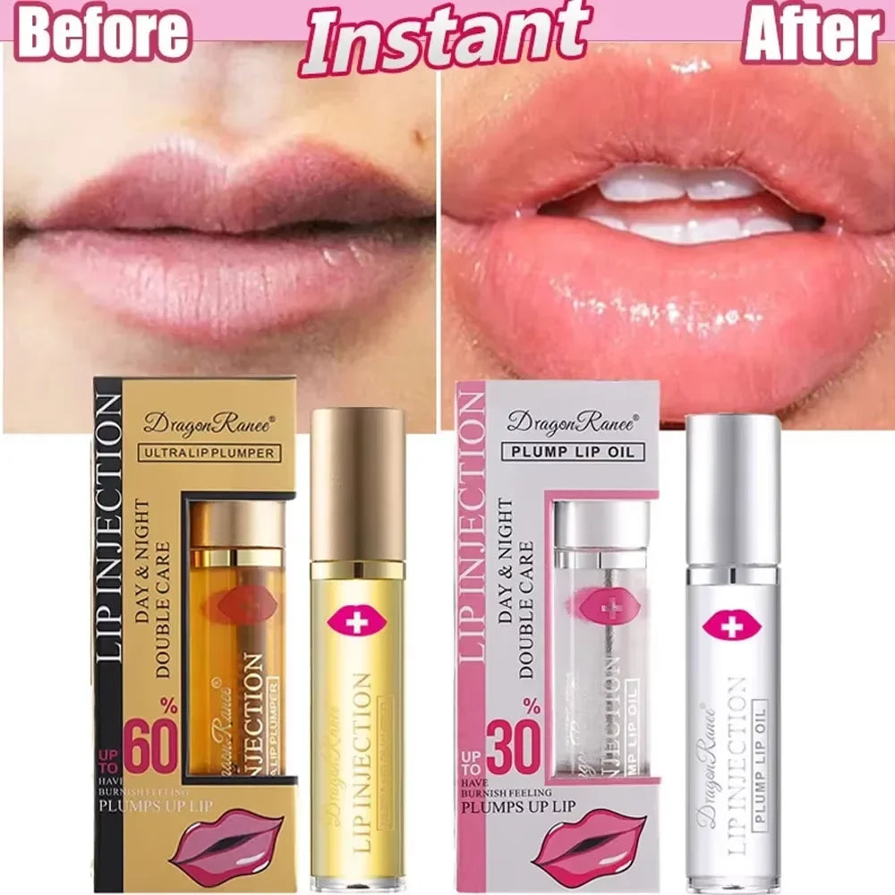 Huile Repulpante Instantanée pour les Lèvres Volumateur de Lèvres Brillant à Lèvres Sérum Repulpant Hydratant Anti-Rides Rouge à Lèvres Soin des Lèvres Maquillage Sexy