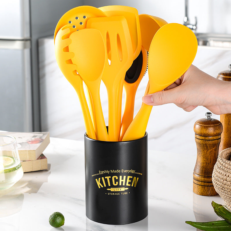 Silicone and Nylon Nonstick Kitchen Utensil Set