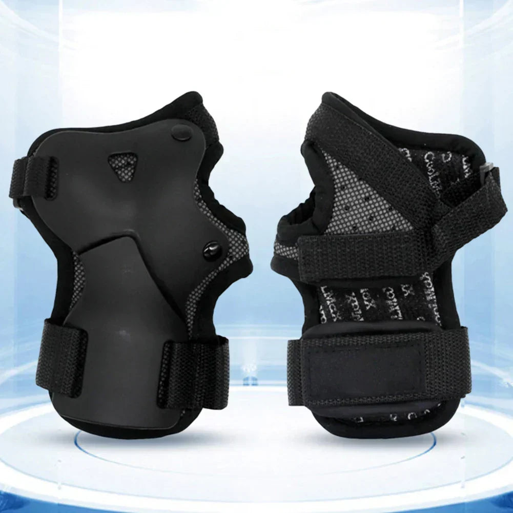 Snowboard & Ski Wrist Guard Impact-Resistant Protective Gear Black