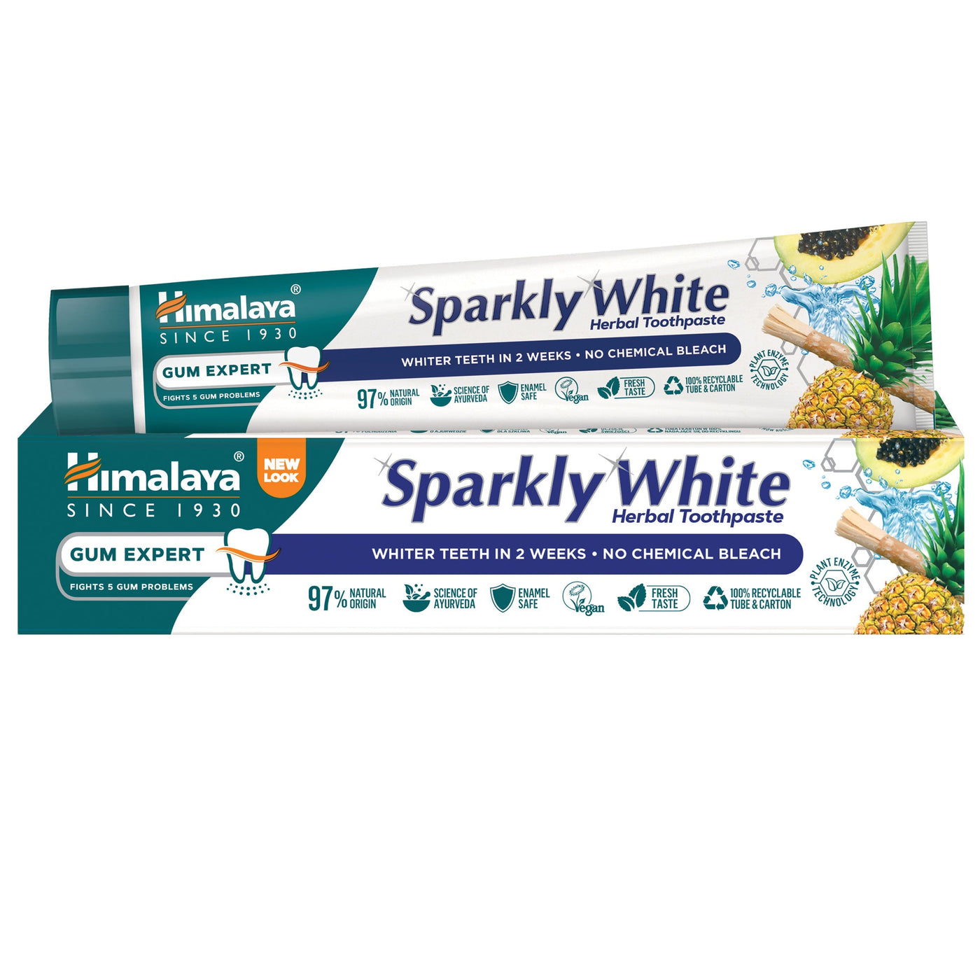 Himalaya Gum Expert Herbal Toothpaste - Sparkly White - 75 ml-0