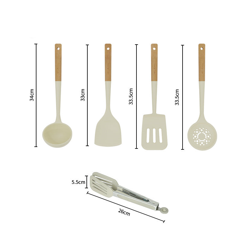 Lot d'ustensiles de cuisine Spatule Cuillère Passoire