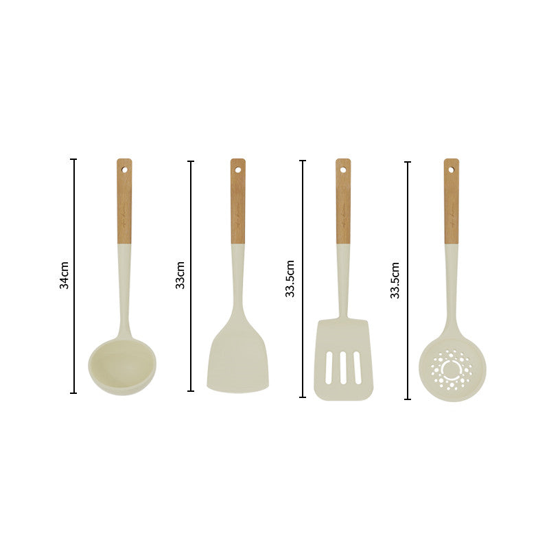 Lot d'ustensiles de cuisine Spatule Cuillère Passoire