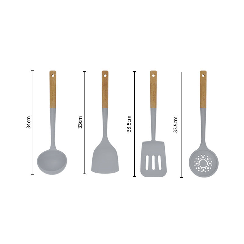 Lot d'ustensiles de cuisine Spatule Cuillère Passoire