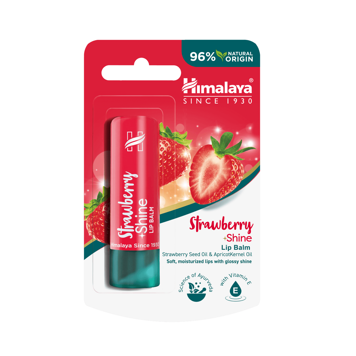 Himalaya Strawberry Shine Lip Balm - 4.5g-0