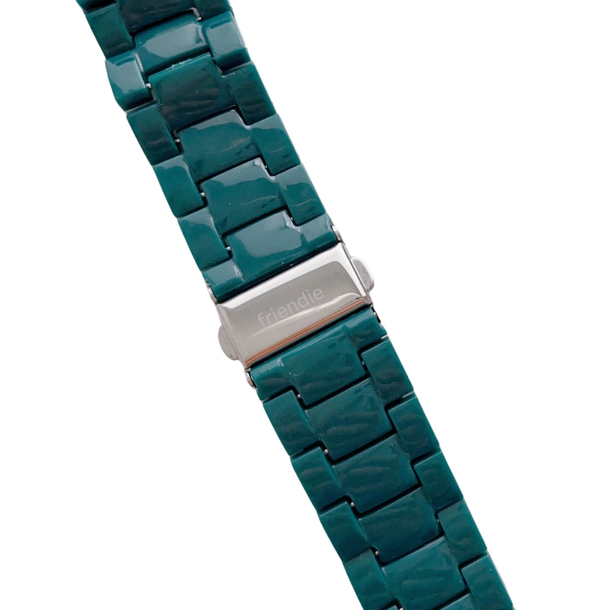Resin Link Bracelet Band Small - The Sydney Beaches - Narrabeen (Green) - Compatible with Apple Watch Size 38mm to 41mm