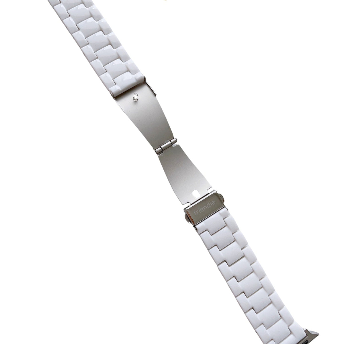 Resin Link Bracelet Band Small - The Sydney Beaches - Bondi (White) - Compatible with Apple Watch Size 42mm to 45mm