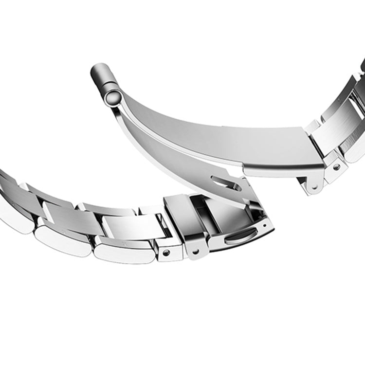 Stainless Steel Link Bracelet Band - The Sydney in Stainless Steel Large - Compatible with Apple Watch Size 42mm to 45mm