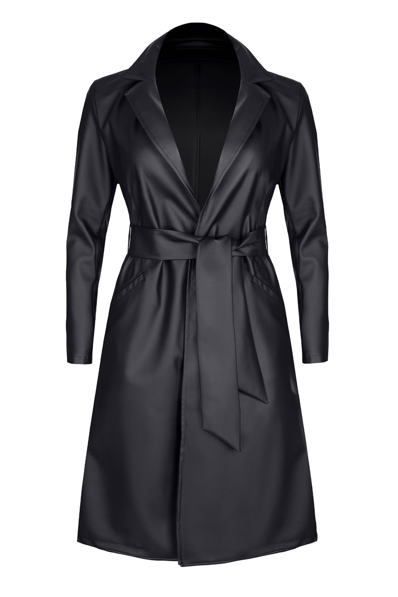 manteau noir TDSelina001 - 2XL