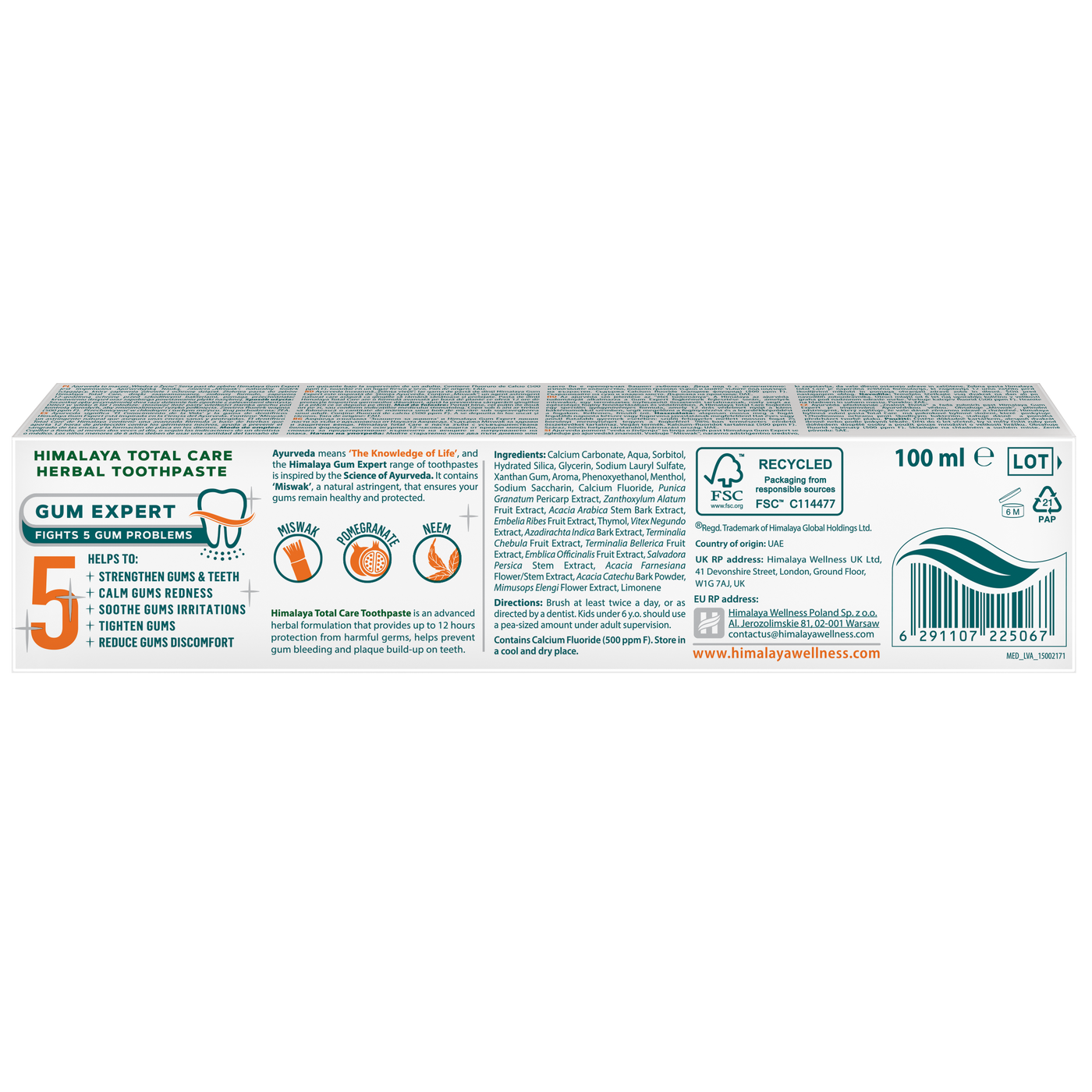 Himalaya Total Care Herbal Toothpaste-3