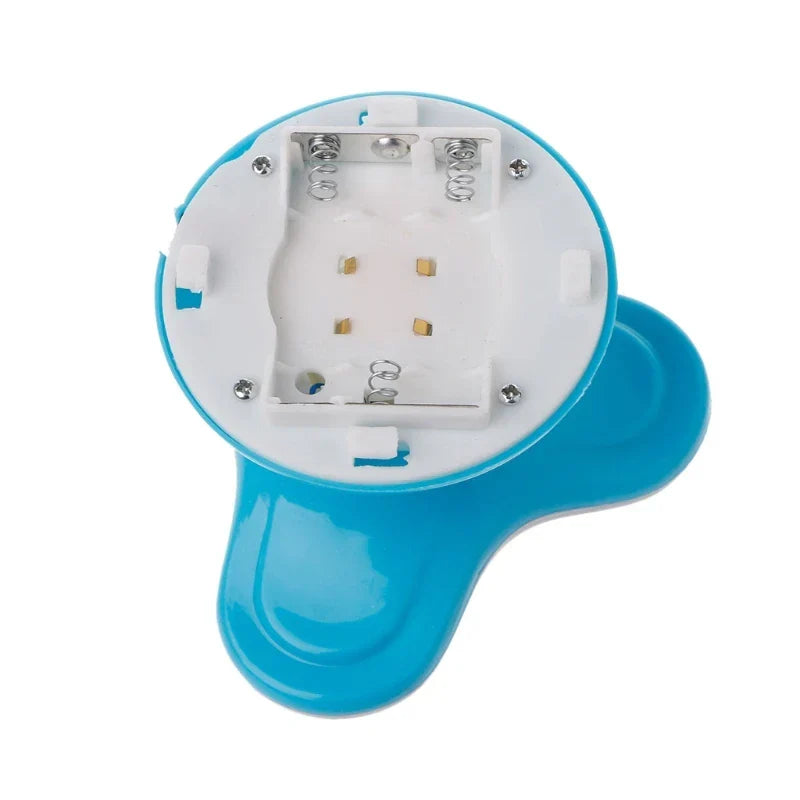 Mini Masseur électrique vibrant USB Masseur triangulaire portable bleu