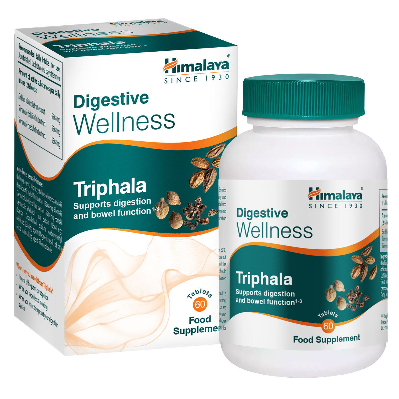 Himalaya Digestive Wellness Triphala - 60 Tablets-0