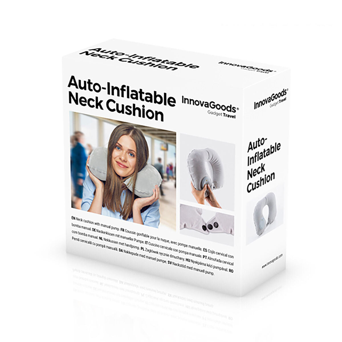 InnovaGoods Coussin Cervical Auto-Gonflable