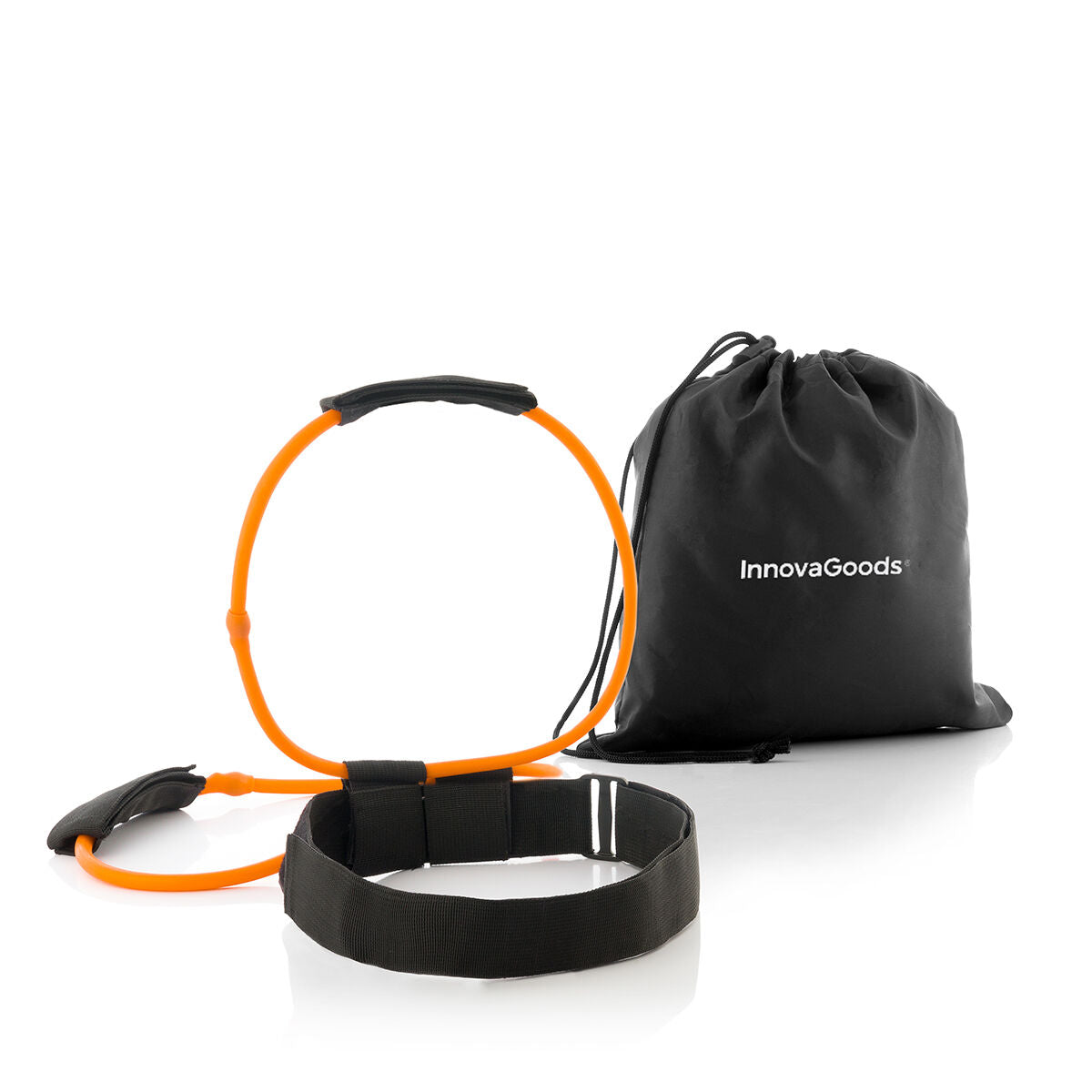 Ceinture avec bandes élastiques pour les fessiers et guide d'exercices Bootrainer InnovaGoods