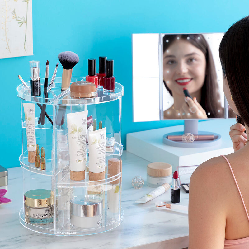 Organisateur de Maquillage Rotatif Rolkup InnovaGoods