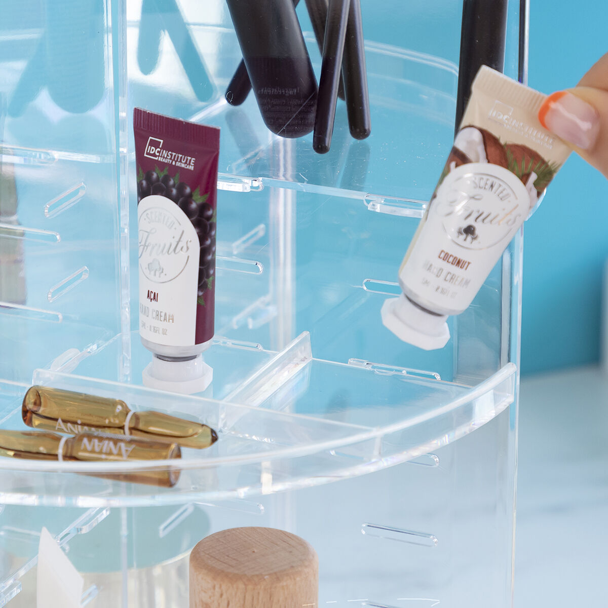 Organisateur de Maquillage Rotatif Rolkup InnovaGoods