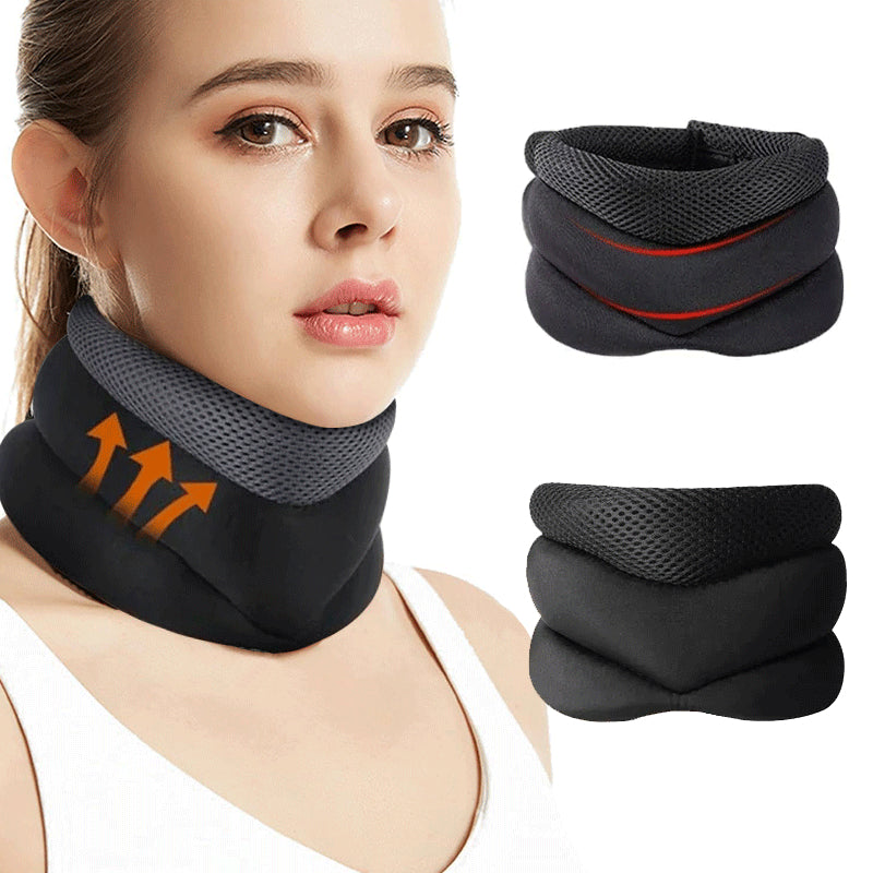 Attelle Cervicale Ajustable NNEDSZ avec Conception en V – Support pour la Colonne Cervicale pour le Soulagement de la Douleur et la Correction de la Posture