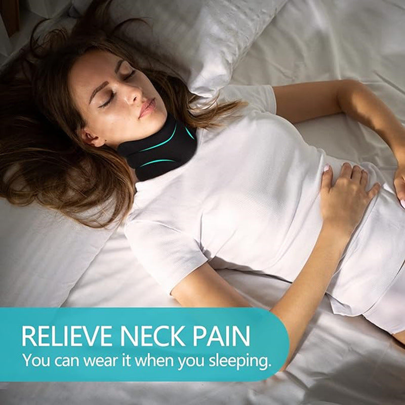 Attelle Cervicale Ajustable NNEDSZ avec Conception en V – Support pour la Colonne Cervicale pour le Soulagement de la Douleur et la Correction de la Posture