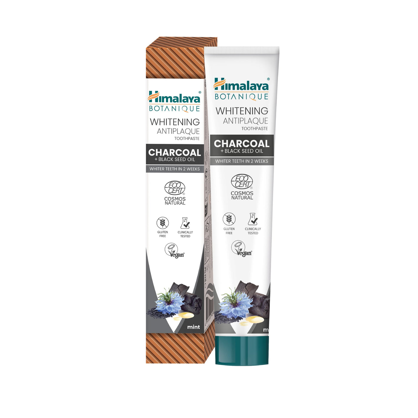 Himalaya Botanique Whitening Antiplaque Toothpaste Charcoal + Black Seed Oil 75 ml-0