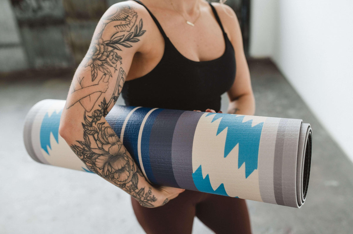 Tapis de yoga Bear Creek Juniper – Tapis antidérapant écologique de 6 mm pour le confort, l'adhérence et la stabilité