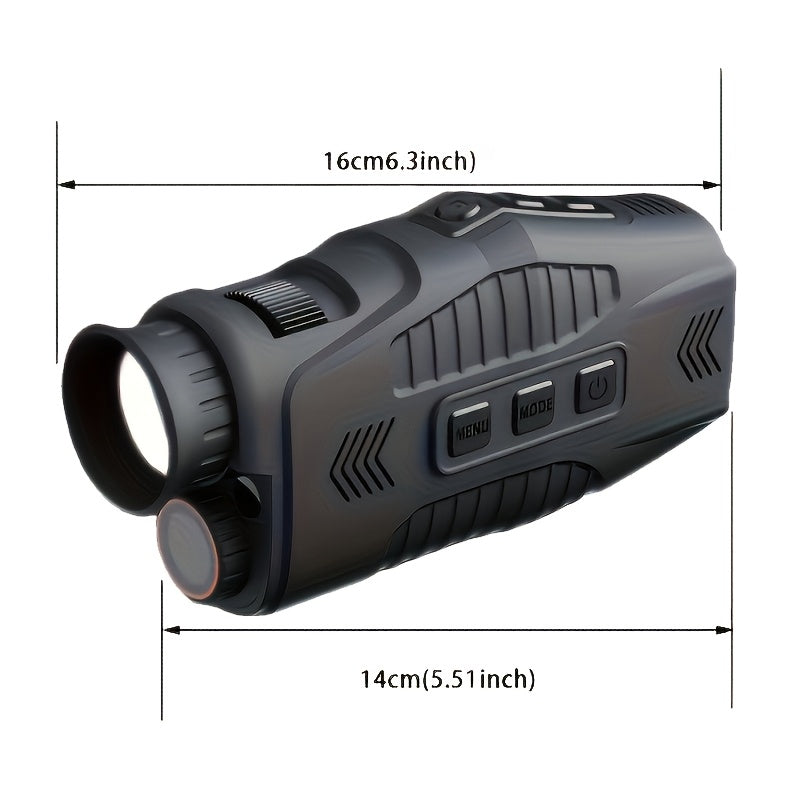 Monoculaire infrarouge 10x à zoom numérique avec éclairage LED