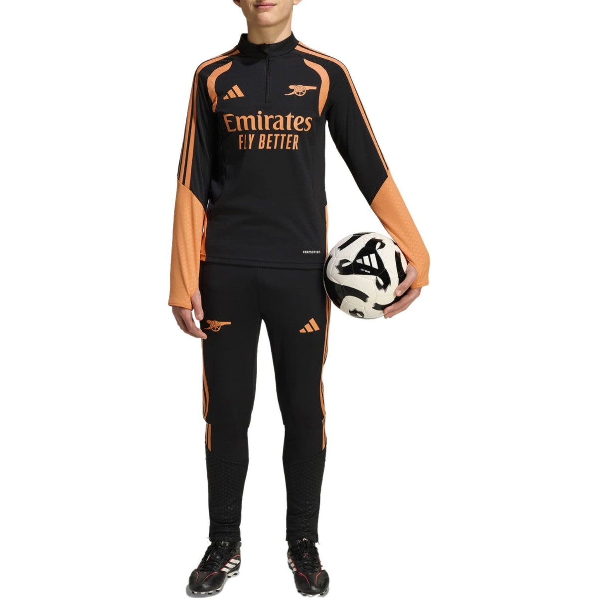 Kids - Arsenal black Training Technical Soccer Tracksuit 2026/27 - Adidas