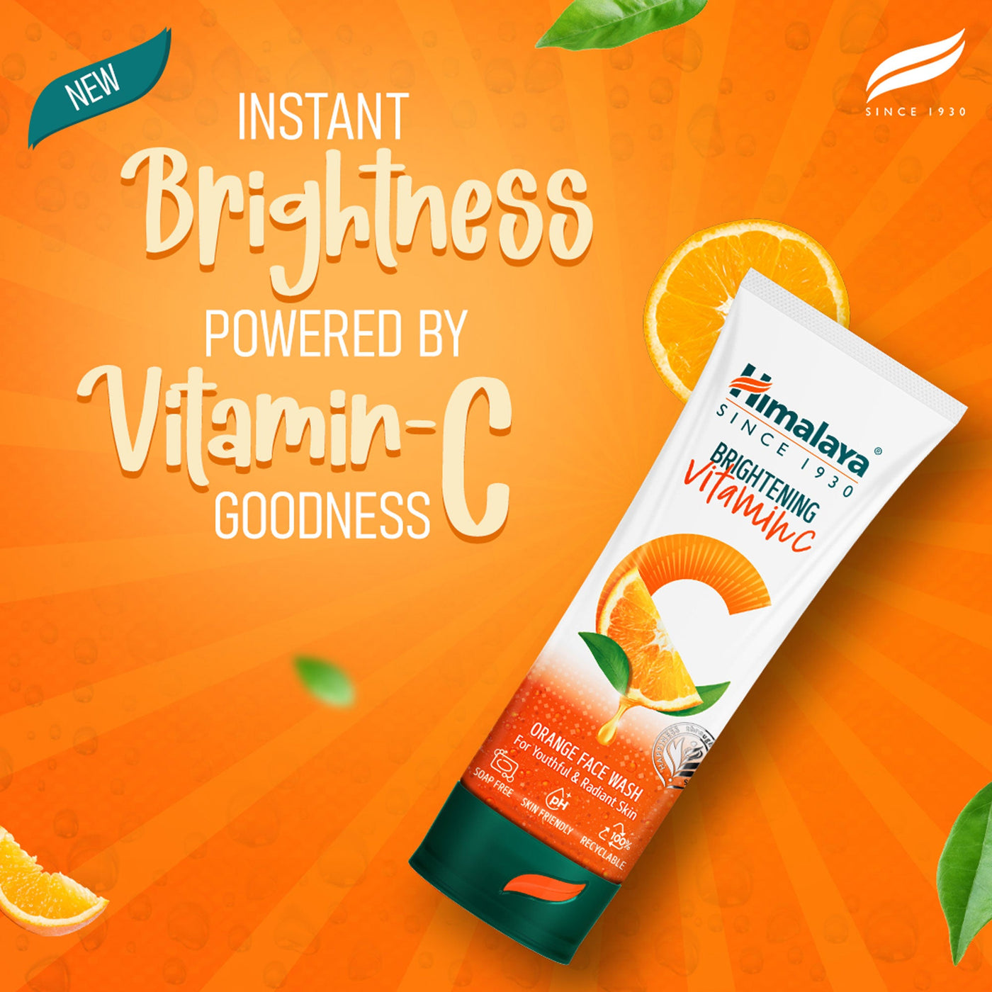 Himalaya Brightening Vitamin C Orange Face Wash-2