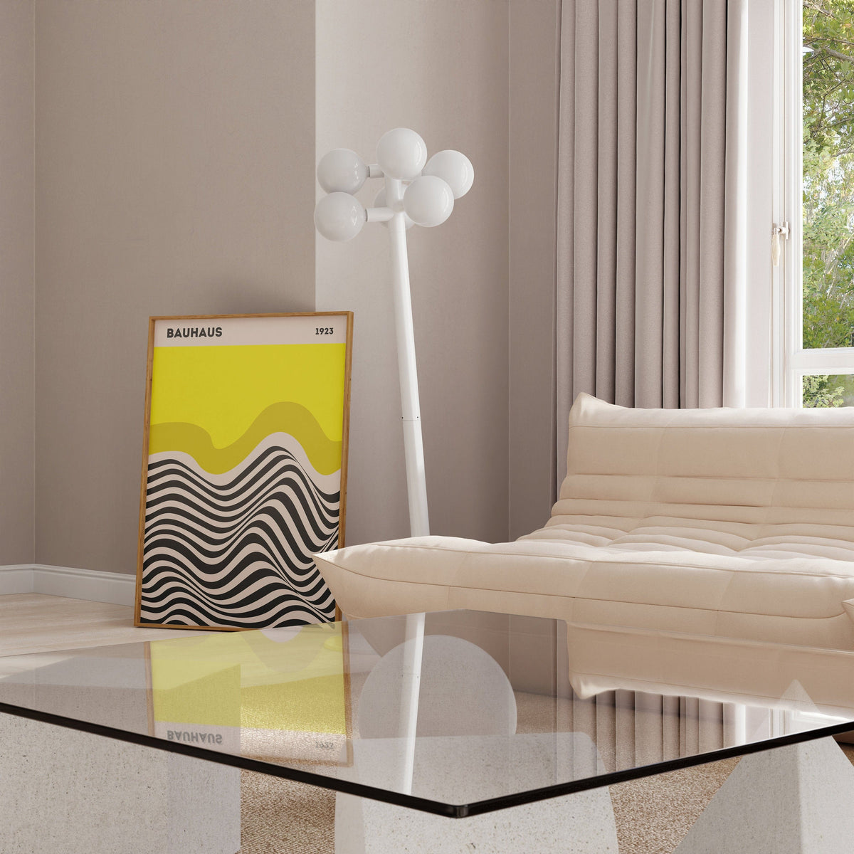 Bauhaus Ausstellung Poster · Geschenkidee · Bauhaus Design · Bauhaus Wandkunst · Wand Deko · Deko Print ohne Rahmen