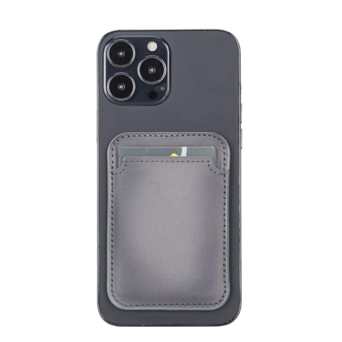Cortland Full-Grain Leather Card Holder Wallet with Magnet