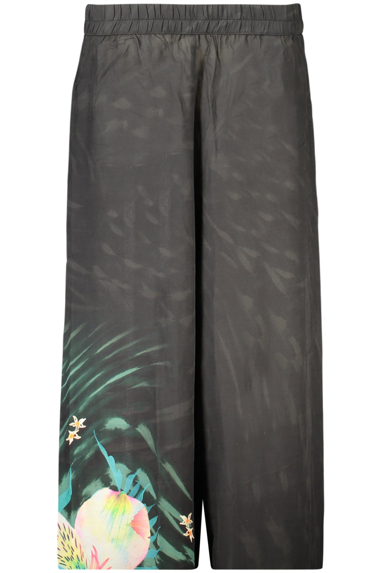 DESIGUAL WOMEN'S BLACK TROUSERS