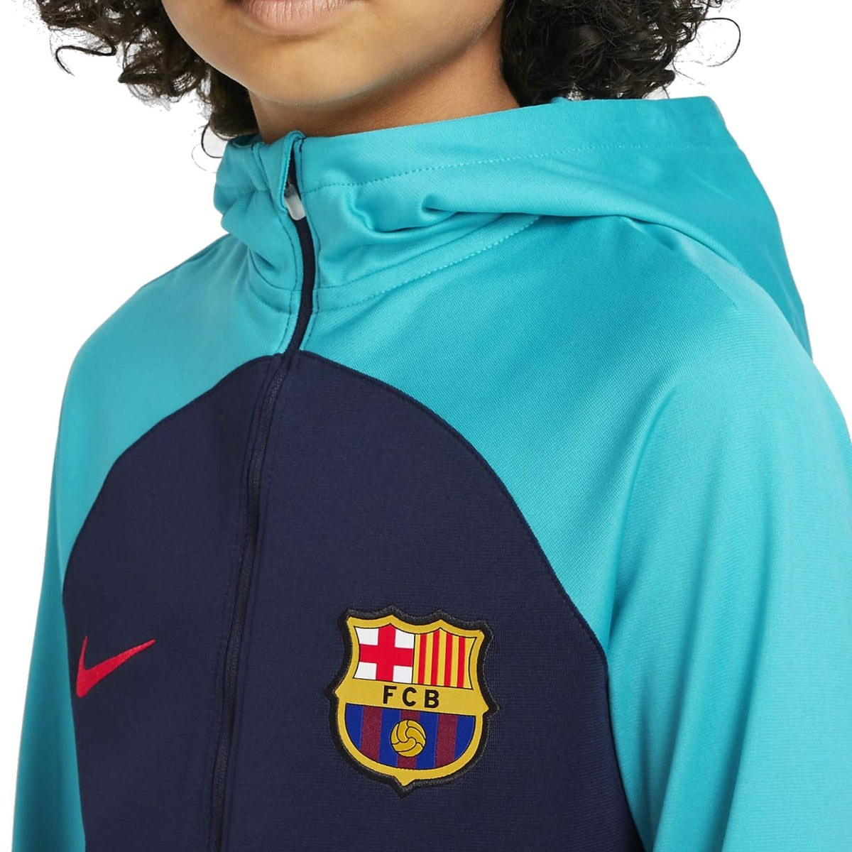 Enfants - Survêtement de football de présentation à capuche FC Barcelone 2022/23 - Nike