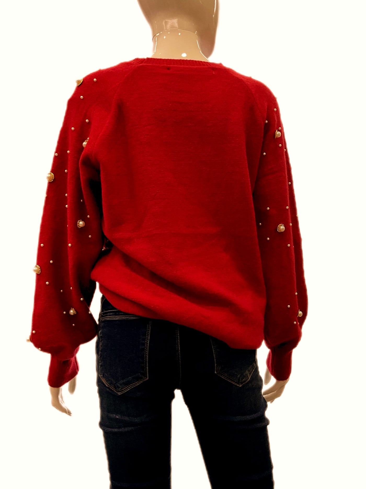 Sweater with Pearls