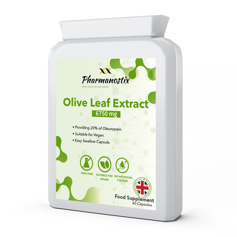 Olive Leaf Extract Supplement 60 Vegan Capsules