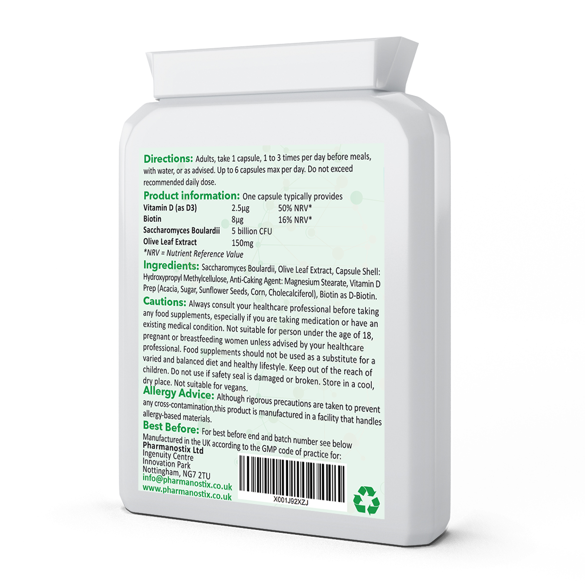 Saccharomyces Boulardii Supplément 90 Gélules