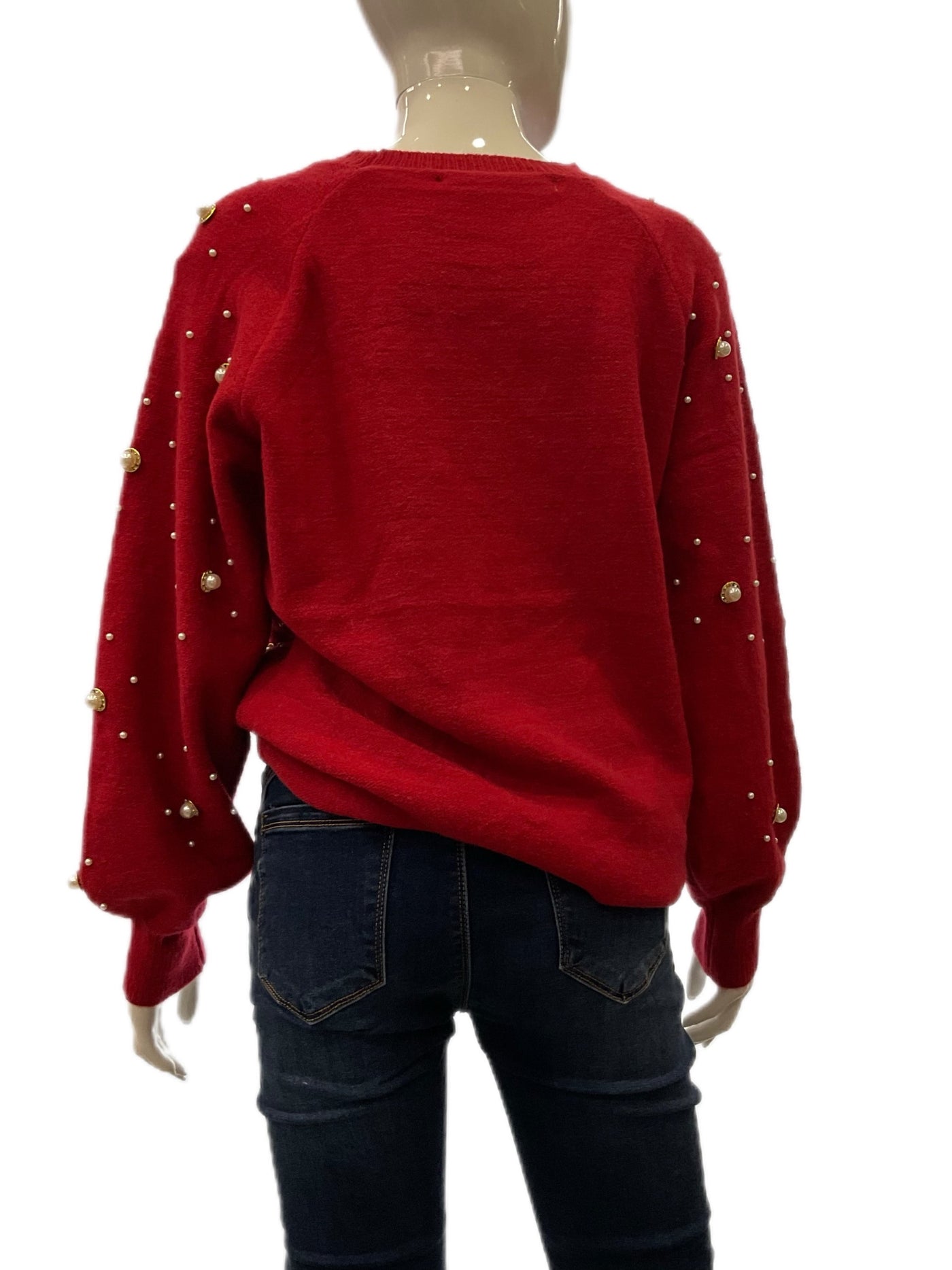 Sweater with Pearls