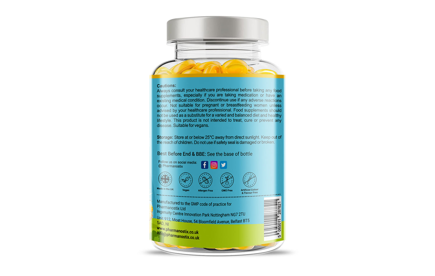 Kids Probiotics Plus Vegan Gummies - 150 Natural Pineapple Flavour-1