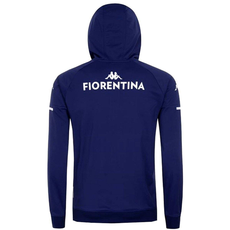 Fiorentina navy hooded presentation soccer tracksuit 2020/21 - Kappa