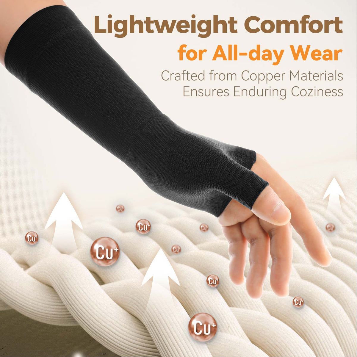 FORTEMOTUS CMC CozyGrip Wrist and Thumb Compression Sleeve