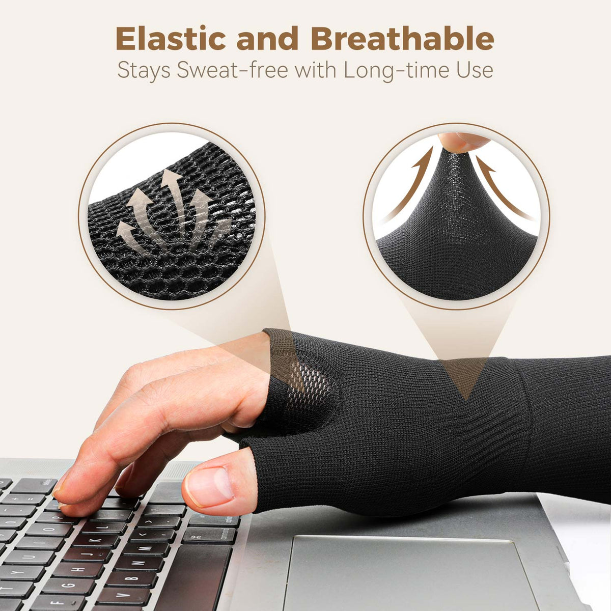 FORTEMOTUS CMC CozyGrip Wrist and Thumb Compression Sleeve